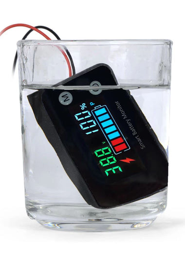 Whirly Boat Waterproof Battery Monitor