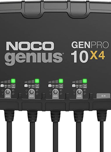 NOCO GENIUS 10X4-CHARGE 4 BATTERIES AT ONCE